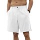 thumbnail image 2 of Lucakuins - Pantalones cortos de lino y algodón para hombre, informales, de corte clásico, con cordón frontal plano, pantalones cortos de playa de verano con bolsillos Lucakuins moda, 2 of 5