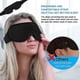 thumbnail image 2 of Sleep Eye Mask For Men Women, 3d Contoured Cup Sleeping Mask & Blindfold, Concave Molded Night Sleep, 2 of 4