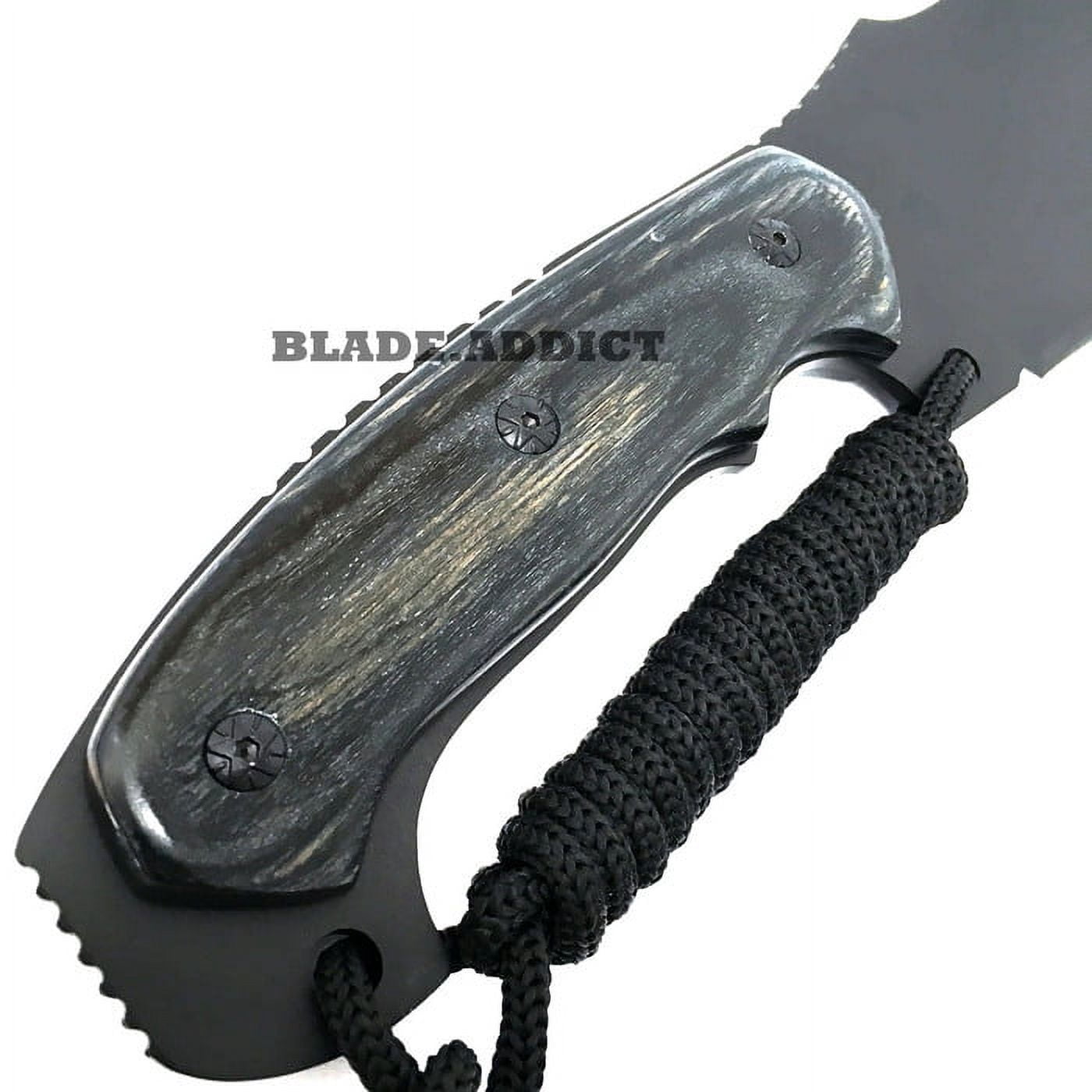 16" JUNGLE Cleaver Fixed Blade Camping Survival Outdoor Hunting Knife