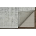 thumbnail image 4 of Feizy Emory Modern Abstract, Gray/Taupe/Ivory, 5' x 8' Area Rug Sheen Handmade Luxury & Glam Watercolor Design Carpet for Living Dining Bed Room, 4 of 10