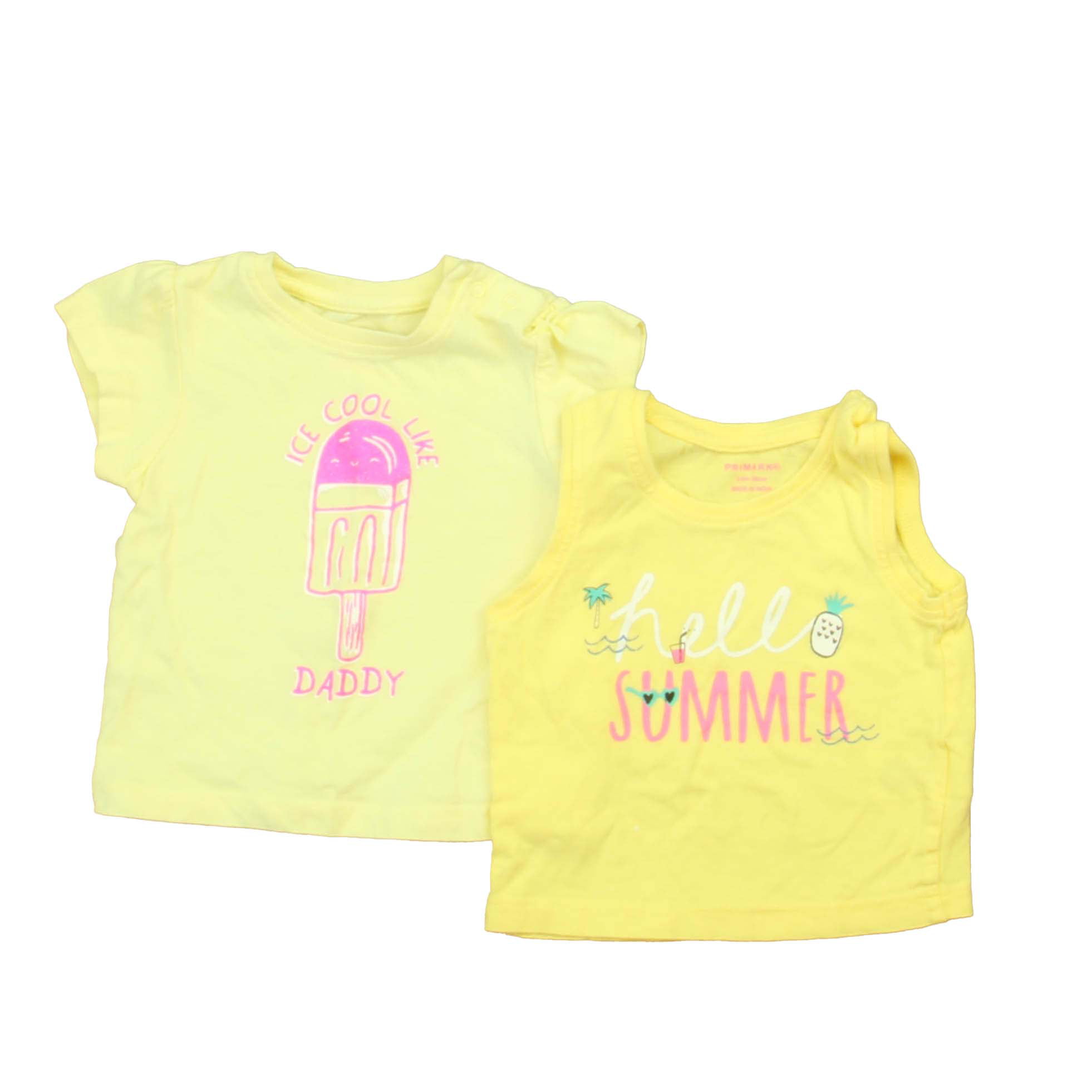 Primark Girls Yellow T-Shirt size: - Walmart.com