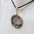 thumbnail image 2 of Porcelain Jasper 30mm Disc and 14K Gold Filled Pendant 510602H, 2 of 10