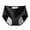 Black, variant on Period Underwear For Women, Women's Menstrual Panties 4 Layer Leakproof Menstrual Panties, High Waisted Period. In Sporty Stretch For Heavy Flows.