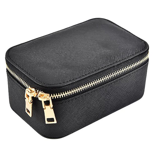 Caja de joyería organizador de joyas cosméticas de viaje YONGSHENG color negro