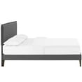 thumbnail image 4 of Modway Amaris Upholstered Queen Platform Bed Frame in Gray With Tapered Legs, 4 of 6