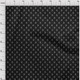 thumbnail image 4 of oneOone Tissu Popeline de Coton Noir Rétro Chaussettes Robe Tissu Imprimé Tissu au Mètre 56 Pouces de Large, 4 of 5