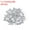 Light Grey, variant on Uxcell 60 Pcs Polyester Mini Ribbon Bow with Pearl Ribbon Flowers Appliques for Craft DIY 1'' Rose Red