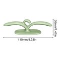 thumbnail image 4 of Enrollador De Cable Enrollador de cable TPR Clips de cable de datos Forma de brote Organizador de cables para el hogar (Verde tierno), 4 of 8