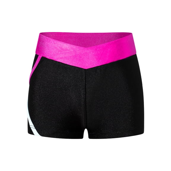 iEFiEL Kids Girls Ballet Dance Shorts Gym Yoga Cycling Shorts Activewear Hot Pink 10