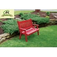 thumbnail image 2 of Yellow Pine Traditional English Garden Bench, 2 of 3