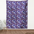 thumbnail image 3 of Ambesonne Animals Fabric by the Yard Upholstery, Many Creatures Sleeping, 10 Yards, Indigo Multicolor, 3 of 4