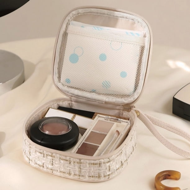 Neceser Pequeño para Bolso, Neceser con Bolsillo Interior, Neceser Pequeño para Productos Femeninos.