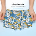 thumbnail image 3 of Yiaed Flower and Sail Boat Print Boys' Boxer Briefs Cotton Casual Stretch Comfort Boys Boxers - Kids Boxer Briefs Underwear for Boys (6-18)-X-Small, 3 of 5