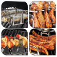 thumbnail image 4 of Multi Grill Rack Robust Stainless Steel Easy Cleaning Ideal Angle For Meat Easy Indirect Grilling Maximum Barbecue Enjoyment, 4 of 9