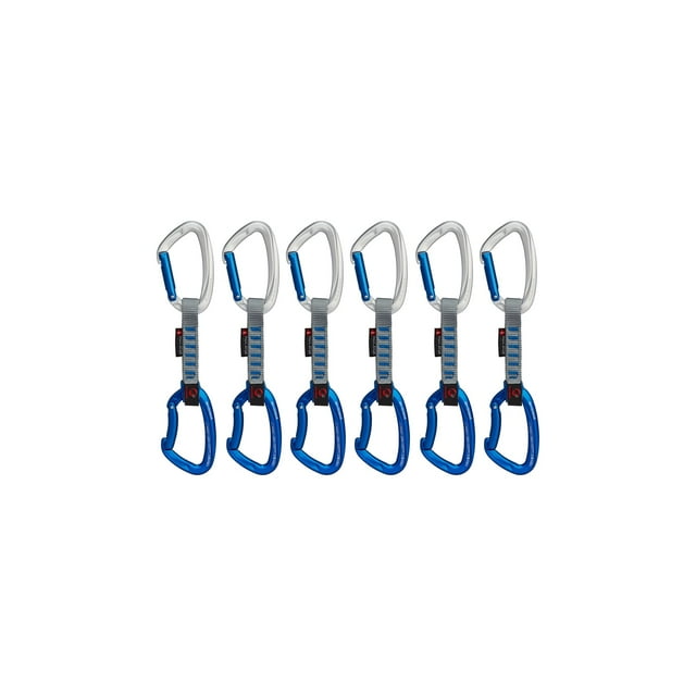 Indicador de cerradura Quickdraw Mammut Crag, 10 cm, paquete de 6
