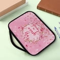 thumbnail image 2 of Suhoaziia Bible Covers for Women Pink Cherry Blossoms Church Handbag Bible Bags Holder with Zippered Pocket Personalized Aesthetic Book Case Handbag, 2 of 7