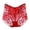 Red, variant on Seamless High Waisted Thong Panty With Lace Jacquard For Women Underwear See Through Panties