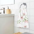 thumbnail image 5 of GZHJMY Pink Dasiy Flower Floral Hand Towels for Bathroom 1OO% Washcloth 2 pcs Face Towel 16 x 28 inch, Absorbent Soft & Skin-Friendly, 5 of 6