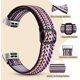 thumbnail image 2 of 2 Pack Elastic Band for Fitbit Charge 4/Charge 3SE/Fitbit Charge 3 Bands for Women Men, Adjustable Stretch Breathable Nylon Fabric Pattern Replacement, 2 of 4