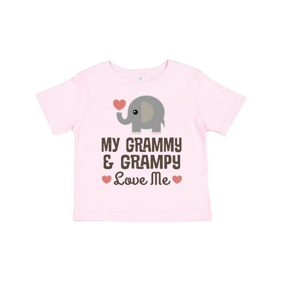Inktastic My Grammy and Grampy Love Me Boys or Girls Toddler T-Shirt