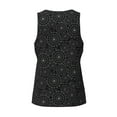 thumbnail image 5 of Xecao Spider Web Black Men's Tank Top Workout Quick Dry Sleeveless Gym Jogging Muscle Shirts Summer Swim Beach Tops, 5 of 9