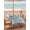 Blue Teal, variant on Outdoor Tablecloth with Umbrella Hole and Zipper, Teal Sea Turtle Rectangle Table Cloth 54x80 Inch Waterproof Tablecloth, Coastal Ocean Summer Ocean Waves Picnic Table Cover for Patio Camping