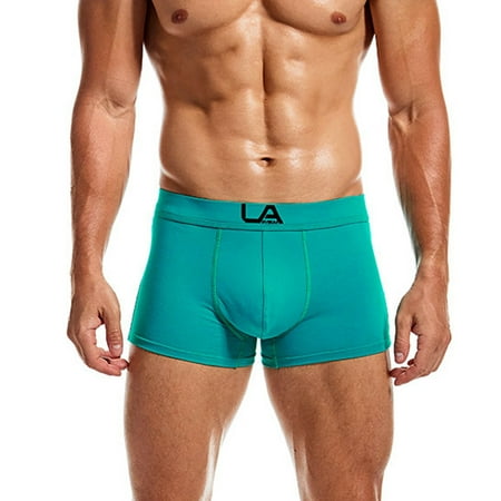 

EHTMSAK Men s Trunks Cotton Soft Modern Modal Trunk Green 2XL