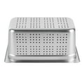 thumbnail image 4 of 2-Pack Anti-Jam Perforated Stainless Steel Steam Table Pan 1/3 Size 2''/6" Deep 6L, 4 of 12