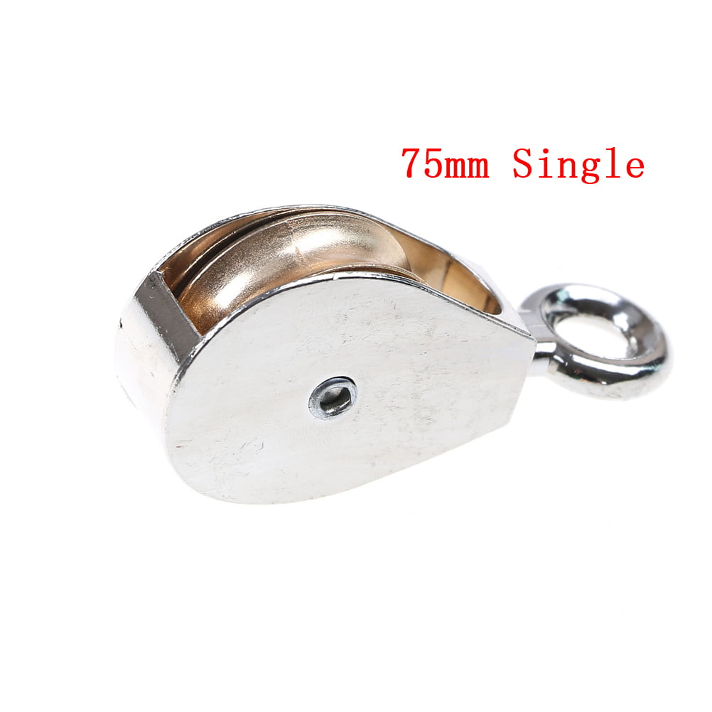 36/52/75mm Metal sheave zinc alloy pulley mini single/double pulley for diy $TVG 