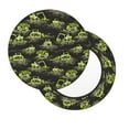 thumbnail image 7 of Uemuo Light Green Excavator Pattern Round Bar Stool Seat Covers Washable Stool Cushion Slipcover Elastic Bar Chair Covers-12 inch, 7 of 7