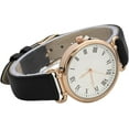 thumbnail image 4 of Blekon Collections Women's 37mm Case Roman Markings Leather Strap Watch, 4 of 5
