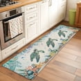 thumbnail image 3 of Sea Turtle Coastal Kitchen Runner Rug 2x6 Washable Runners for Hallway Non Slip Summer Nautical Starfish Coral Beige Large Area Rug Indoor Floor Carpet for Bathroom Laundry Entryway Bedroom, 3 of 8