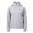 thumbnail image 2 of Women's Cutter & Buck  Gray SMU Mustangs Vault Charter Eco Recycled Half-Zip Anorak Jacket, 2 of 3