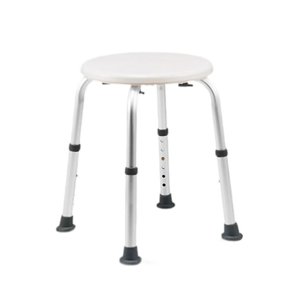 kusrkot Rotating Shower Chair Anti Slip Tub Chair for Bathtub Narrow Bathtub Kitchen white