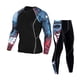 thumbnail image 1 of Minnieouse Ropa de hombre, camiseta de compresión plegable transpirable, mallas, Top de manga larga, chándal ligero, ropa de Fitness de cuello conjuntos de ropa tipo 9 Minnieouse AP013620-09, 1 of 6