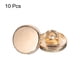 thumbnail image 3 of Uxcell 10 piezas 16L Botones de costura de metal redondos planos de 10 mm, botón de aleación de repuesto para traje de hombres y mujeres, abrigo, camisa, tono dorado, 3 of 7