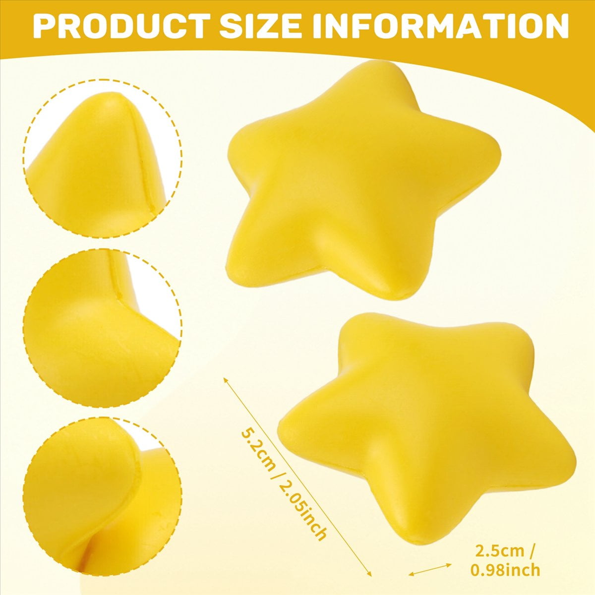 30Pcs Star Stress Ball Bulk Relief Balls Mini Foam for School Carnival Reward,Student Prizes