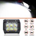thumbnail image 3 of 4inch LED Work Light White Cube Pods Spot Flood Driving Fog Lamp Offroad Pack of 2 Cool White, 3 of 10