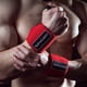 thumbnail image 2 of Muñequera Deportiva para Levantamiento Pesas Correa Protectora para Fitness Vendaje Muñequera Protectora (roja), 2 of 9
