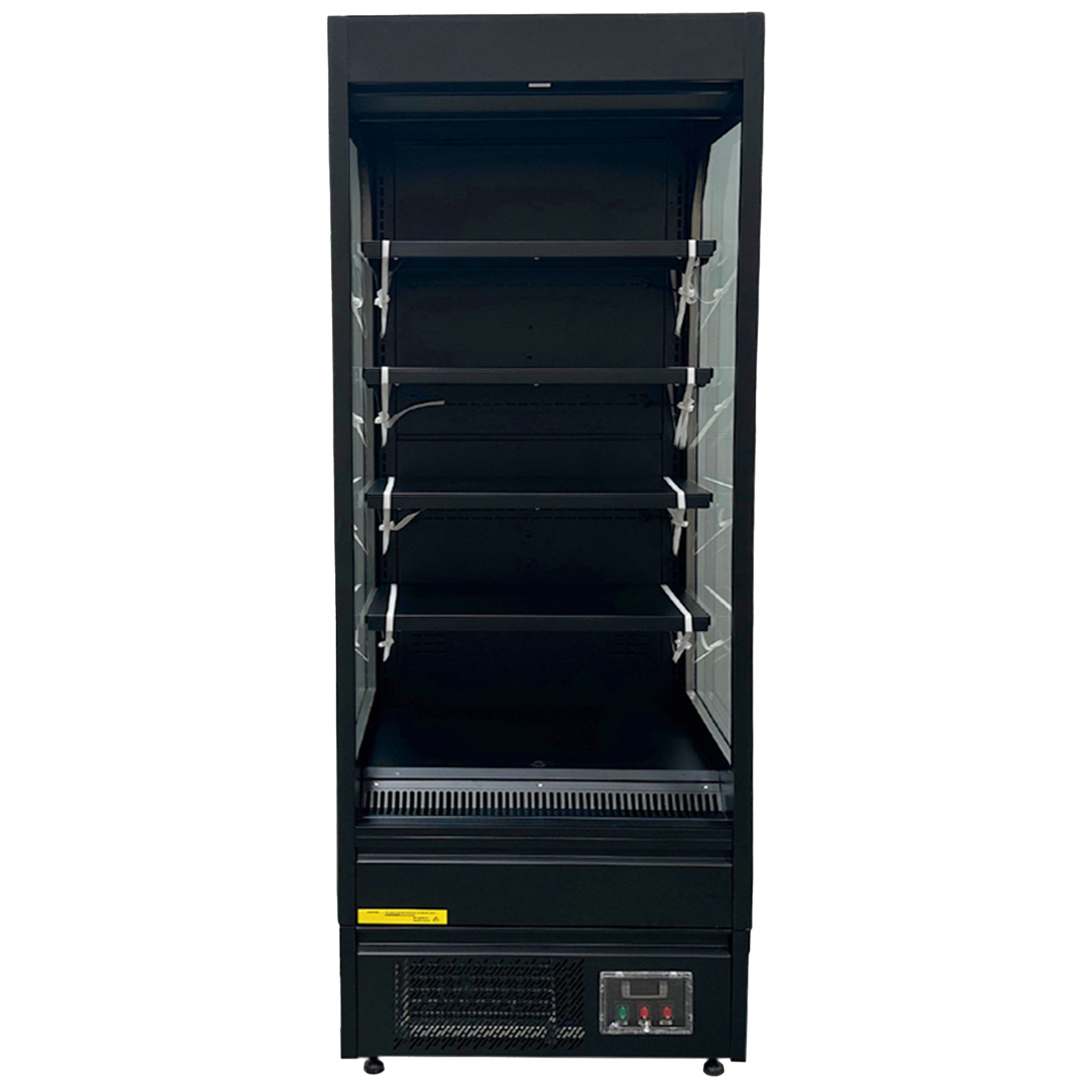 27 in. Commercial Cooler, 4 Tier Vertical Open Air Cooler Display Merchandiser NSF ETL