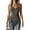 Gray #023, variant on Women Boho Fringe Sleeveless Tank Top, V-Neck Cowgirl Vest, Slim Fit Tassel Hem Cami for Western Party Outfit, M