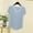 Light Blue, variant on Rvasteizo T Shirts for Women V Neck Solid Short Sleeve Loose Light Summer Ladies Daily Loose Relaxed Pullover Blouse Top