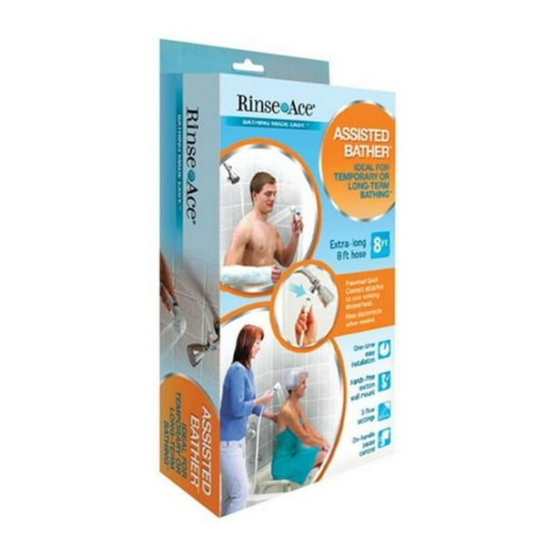 Rinse Ace 4293 Assisted Bather System 3 Settings Spray Handheld Shower