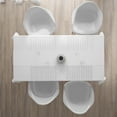 thumbnail image 3 of Ambesonne Airplane Place Mats Set of 4, Puffy Clouds, Standard Size, Black White, 3 of 4