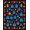 Blue, Pattern 3, variant on ODIKA 4' x 6' Machine Washable Non-Slip Area Rug, Folk Art Fir-Tree High Traffic Rug, Red, 747902