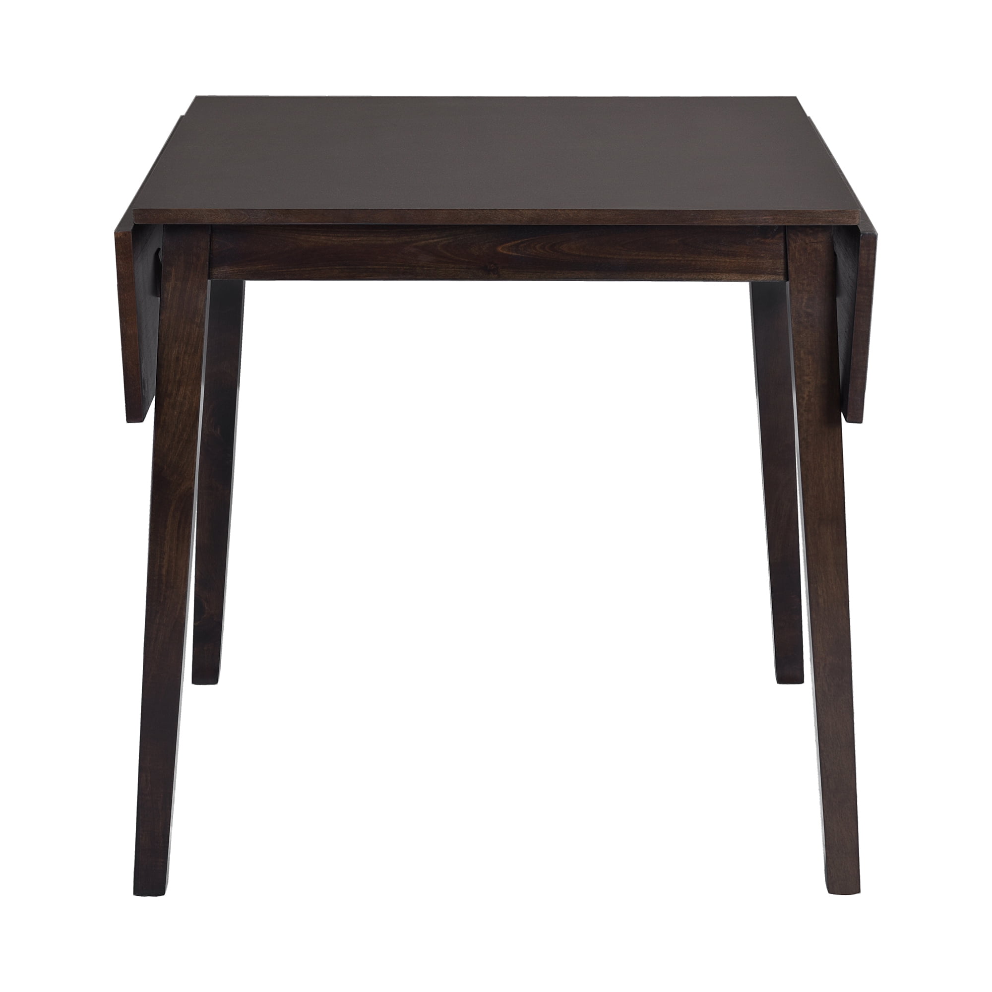 Euroco 29"- 45" Extendable Dining Table for 4, Folding Kitchen Table with Wood Legs for Kitchen, Dining Room,Living Room,Small Spaces,Espresso