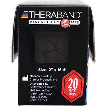 TheraBand Kinesiology Tape With XactStretch Indicator For Perfect Stretch and Application Every Time, Best In Class Adhesion, Water Resistant, 2 Inch X 10 Inch Strips, 20 Pack Precut, (Best Black Metal Bands Of All Time)