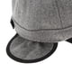 thumbnail image 4 of Gorra de béisbol ajustable con orejeras para hombre, cálida y de invierno, color gris claro, 4 of 9