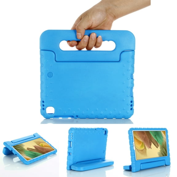 Feishell Kids-Friendly Case for amsung Galaxy Tab A7 Lite 8.7 Inch 2021 (SM-T220/T225),Shockproof EVA Foam Cover Portable Handle Stand Child Proof Rugged Protective Case Cover,Blue