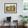 thumbnail image 3 of Art.com Vineyard Tapestry II Art Print by Nanette Oleson, Brown Frame Wall Art, 40" x 32", 3 of 5